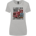 Lorry Driver I Like Big Trucks I Cannot Lie Trucker Womens Wider Cut T-Shirt Sports Grey