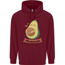 Mamacado New Baby Pregnancy Pregnant Childrens Kids Hoodie Maroon