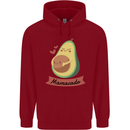 Mamacado New Baby Pregnancy Pregnant Childrens Kids Hoodie Red