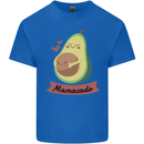 Mamacado New Baby Pregnancy Pregnant Kids T-Shirt Childrens Royal Blue