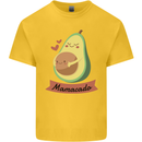 Mamacado New Baby Pregnancy Pregnant Kids T-Shirt Childrens Yellow