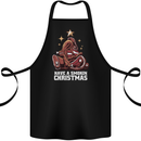 Meat Christmas Tree Funny Xmas Dinner BBQ Cotton Apron 100% Organic Black