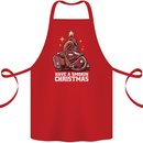 Meat Christmas Tree Funny Xmas Dinner BBQ Cotton Apron 100% Organic Red