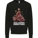 Meat Christmas Tree Funny Xmas Dinner BBQ Kids Sweatshirt Jumper Black