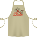 Merry Beachmas Funny Summer Santa Claus Cotton Apron 100% Organic Khaki