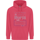 Mom and a Nurse Nothing Scares Me Mothers Day Childrens Kids Hoodie Heliconia