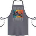Monster Trucks are My Jam Cotton Apron 100% Organic Steel