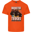 Monster Trucks are My Jam Funny Mens Cotton T-Shirt Tee Top Orange