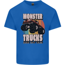 Monster Trucks are My Jam Funny Mens Cotton T-Shirt Tee Top Royal Blue