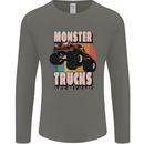 Monster Trucks are My Jam Funny Mens Long Sleeve T-Shirt Charcoal