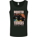 Monster Trucks are My Jam Funny Mens Vest Tank Top Black