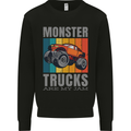 Monster Trucks are My Jam Kids Sweatshirt Jumper Black