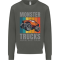 Monster Trucks are My Jam Kids Sweatshirt Jumper Storm Grey