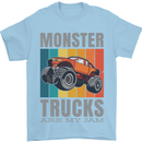 Monster Trucks are My Jam Mens T-Shirt 100% Cotton Light Blue