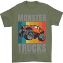 Monster Trucks are My Jam Mens T-Shirt 100% Cotton Military Green