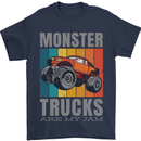 Monster Trucks are My Jam Mens T-Shirt 100% Cotton Navy Blue