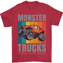 Monster Trucks are My Jam Mens T-Shirt 100% Cotton Red