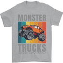 Monster Trucks are My Jam Mens T-Shirt 100% Cotton Sports Grey
