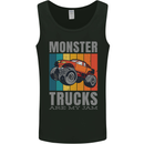 Monster Trucks are My Jam Mens Vest Tank Top Black