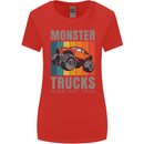 Monster Trucks are My Jam Womens Wider Cut T-Shirt Red