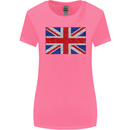 Mosaic Union Jack Flag Great Britain UK Womens Wider Cut T-Shirt Azalea