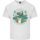Motherhood Funny Dinosaur Mothers Day Mens Cotton T-Shirt Tee Top White
