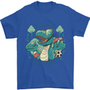 Motherhood Funny Dinosaur Mothers Day Mens T-Shirt 100% Cotton Royal Blue