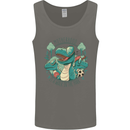 Motherhood Funny Dinosaur Mothers Day Mens Vest Tank Top Charcoal