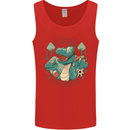 Motherhood Funny Dinosaur Mothers Day Mens Vest Tank Top Red