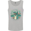 Motherhood Funny Dinosaur Mothers Day Mens Vest Tank Top Sports Grey