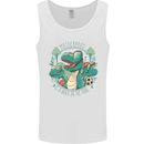 Motherhood Funny Dinosaur Mothers Day Mens Vest Tank Top White