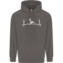 Motocross ECG Dirt Bike MotoX Mens 80% Cotton Hoodie Charcoal