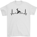 Motocross ECG MotoX Dirt Bike Mens T-Shirt 100% Cotton White