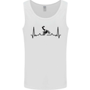 Motocross ECG MotoX Dirt Bike Mens Vest Tank Top White