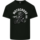 Motocross Girl Motocross MotoX Dirt Bike Female Kids T-Shirt Childrens Black