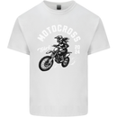 Motocross Girl Motocross MotoX Dirt Bike Female Kids T-Shirt Childrens White
