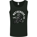 Motocross Girl Motocross MotoX Dirt Bike Female Mens Vest Tank Top Black