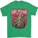 Motocross Talk Braaap MotoX Dirt Bike Motorcycle Mens T-Shirt 100% Cotton Irish Green