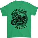 Motorcycling Motorbike Motorcycle Biker Mens T-Shirt 100% Cotton Irish Green