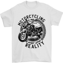 Motorcycling Motorbike Motorcycle Biker Mens T-Shirt 100% Cotton White