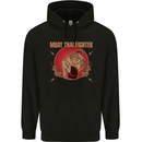 Muay Thai Fighter Contact MMA Martial Arts Childrens Kids Hoodie Black