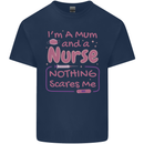 Mum and a Nurse Funny Mothers Day Gift Kids T-Shirt Childrens Navy Blue