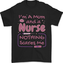 Mum and a Nurse Funny Mothers Day Gift Mens T-Shirt 100% Cotton Black