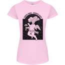 Mushrooms Earth Made Heaven Sent Fungi Womens Petite Cut T-Shirt Light Pink
