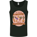 My Bodys a Garden Not a Graveyard Vegan Mens Vest Tank Top Black