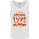 My Bodys a Garden Not a Graveyard Vegan Mens Vest Tank Top White