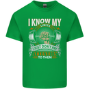 My Limits Inspirational Gym Quote Bodybuilding Kids T-Shirt Childrens Irish Green