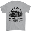National Railway Locomotive Train Trainspotting Mens T-Shirt 100% Cotton Sports Grey