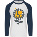 I Love Me Self Loving Confident Funny Quote Mens L/S Baseball T-Shirt White/Navy Blue