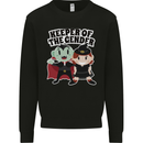New Baby Gender Witch or Vampire Pregnancy Mens Sweatshirt Jumper Black